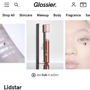 Glossier Lidstar in Cub